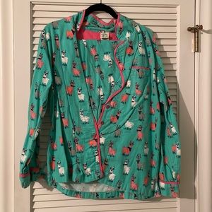 Large Llama pajama set